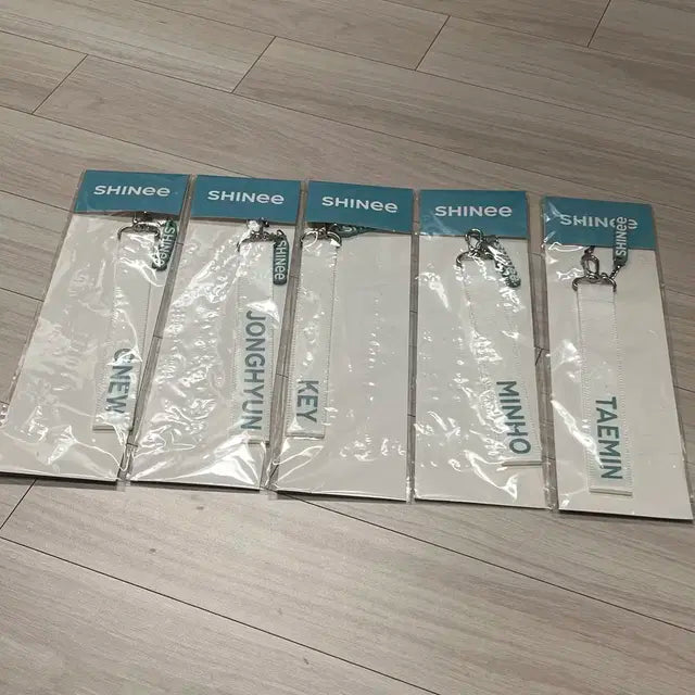 샤이니 10주년 네임택 + 키링참