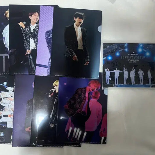 방탄 bts 일본 윙즈 특전 파일8장 +일본 럽셀 특전