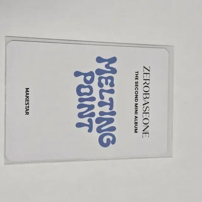 MELTING POINT Digipack ver. 메이크스타 김지웅 특전