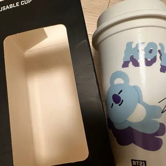 던킨도너츠 BT21 코야 리유저블컵
