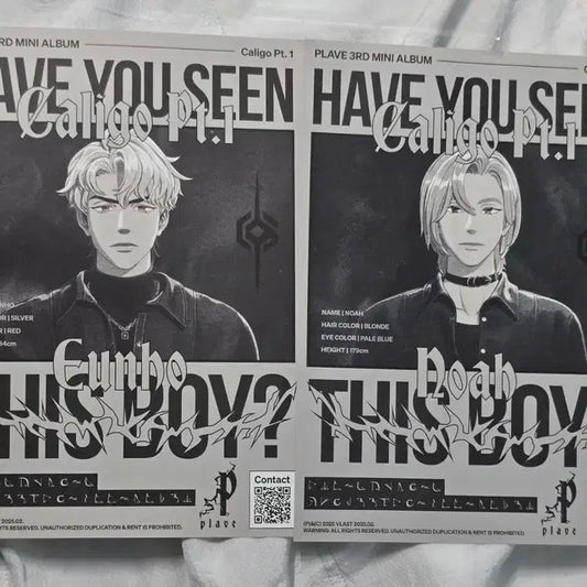 플레이브 일상의틈 칼리고 포스터 노아 은호 양도
