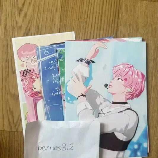 플레이브 밤비 생카 특전 럭드 엽서 모음 일반 16종
