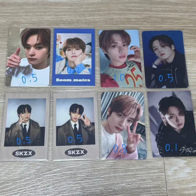 스키즈 리노 한 한지성 kms 이즈위 미공포 네컷 포카 양도