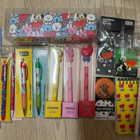 미개봉 Bt21 학용품 일관 판매