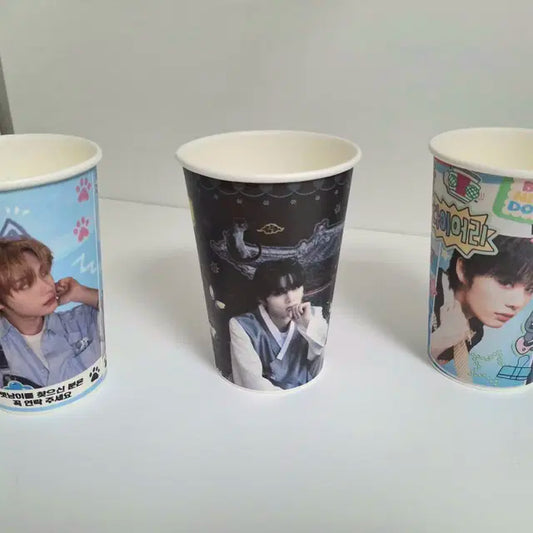 보넥도 한태산 생카 종이컵+키링or배지