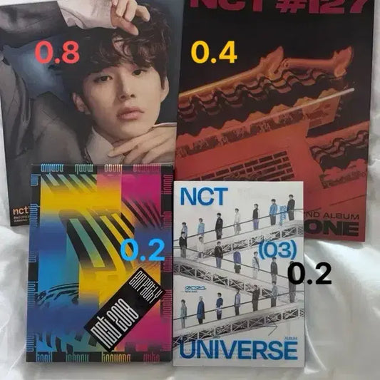 NCT 개봉 앨범 판매 127유니버스2018엠파시레귤레이트영웅t버전