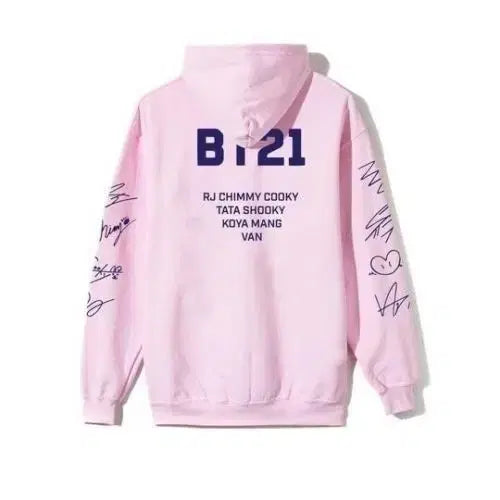 방탄소년단 bt21 안티 소셜소셜 클럽 콜라보 후드