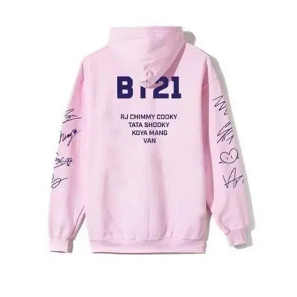방탄소년단 bt21 안티 소셜소셜 클럽 콜라보 후드