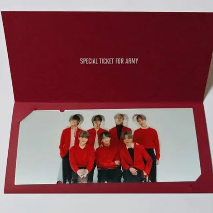 방탄 맵솔콘 랜티큘러 티켓