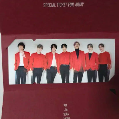 방탄 맵솔콘 랜티큘러 티켓