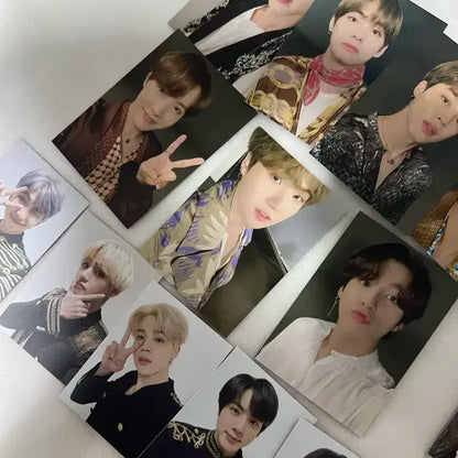 방탄 bts 일본 럽셀클립보드 포카세트+일본 럽셀 택  포카 세트