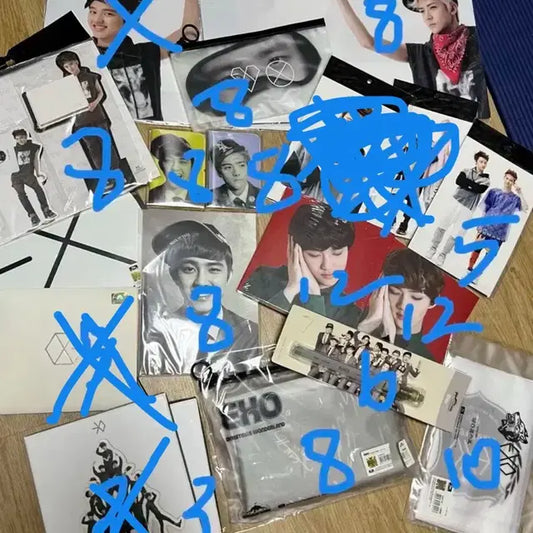 엑소 잡지 늑미 으르렁 12기 bwcw 에브리싱 팝업스토어 굿즈 판매