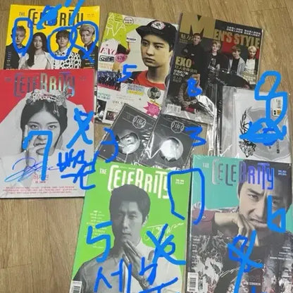 엑소 잡지 늑미 으르렁 12기 bwcw 에브리싱 팝업스토어 굿즈 판매