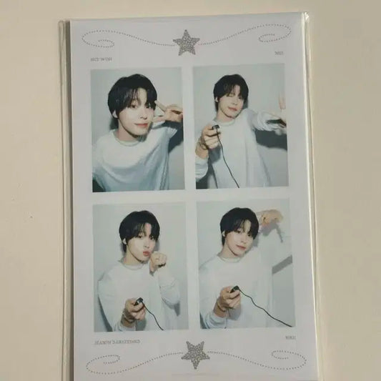 미개봉 엔시티위시 리쿠 네컷포토 인생네컷