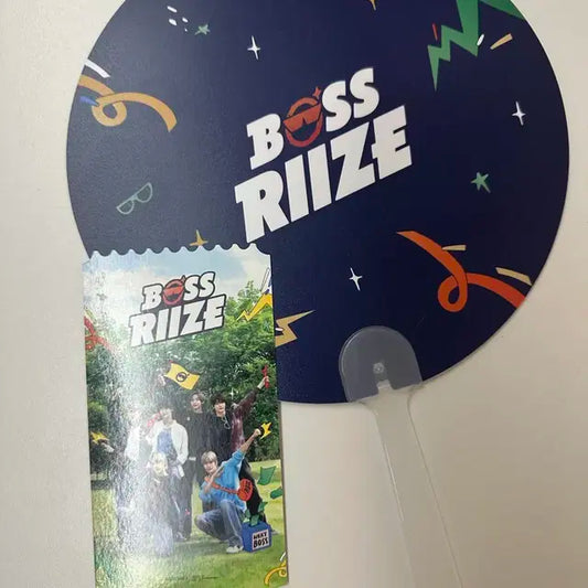 라이즈 BOSS RIIZE 팝업 보스라이즈 티켓+부채 특전