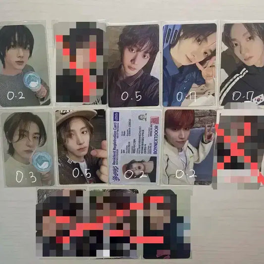 보넥도 성호 리우 재현 이한 포카판매