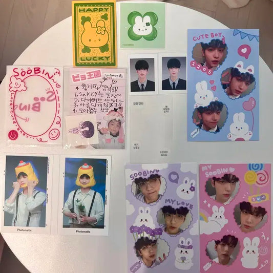 투바투 수빈 생일카페 기프트