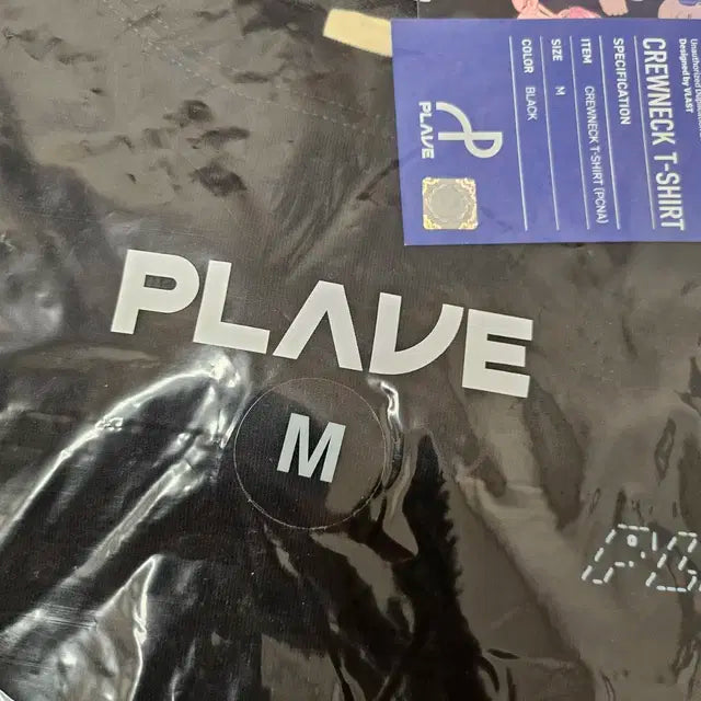 플레이브 팬콘 티셔츠 블랙 M