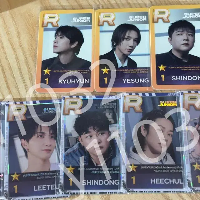 슈퍼주니어 20주년 슈스엠 이특 희철 예성 신동 규현 포카 양도