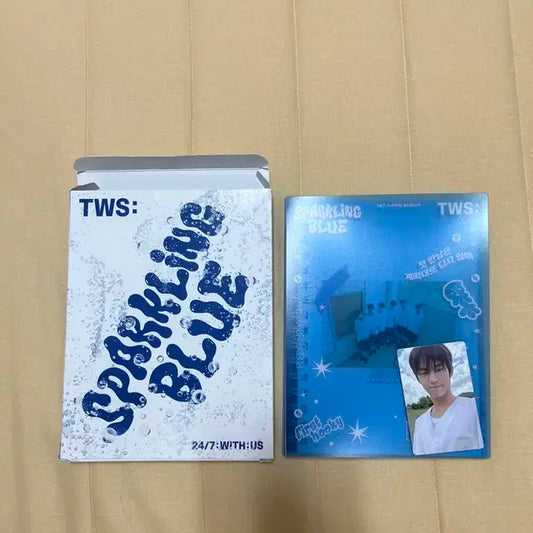 투어스 스파클링 블루 앨범 + 도훈 포카