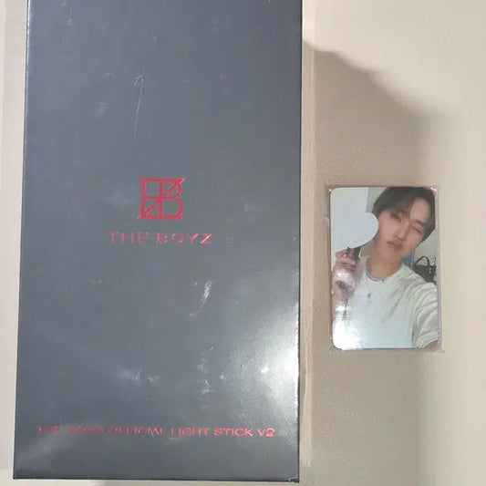 미개봉/최신) 더보이즈 응원봉 V2 + 초도 특전 포토카드 세트 일괄