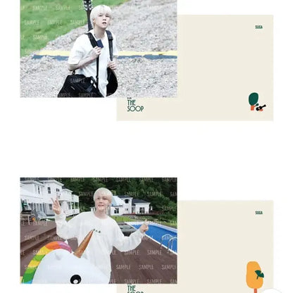 인더숲방탄소년단포스트카드postcard inthesoopBTS
