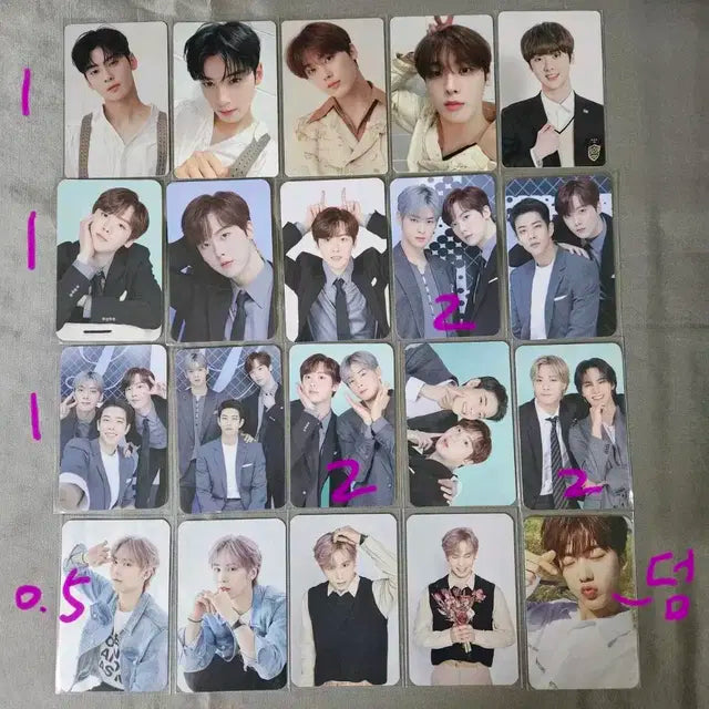 아스트로 astro 문빈 차은우 윤산하 라키 진진 명준 포카