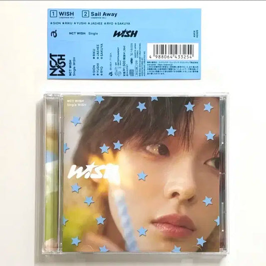 (3.9)엔시티위시 리쿠 위시 개인반 일본반 앨범 CD 띠지