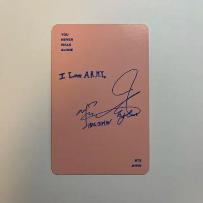 방탄 화양연화 봄날 지민 포카