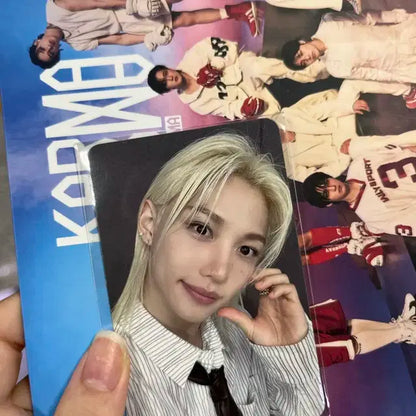 공방 포카+슬로건 /스키즈 필릭스 Felix 양도 판매 스트레이키즈