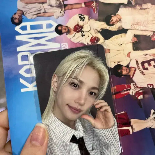 공방 포카+슬로건 /스키즈 필릭스 Felix 양도 판매 스트레이키즈