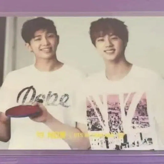 방탄소년단 방탄 나우1 초회한정 포카 유닛포카