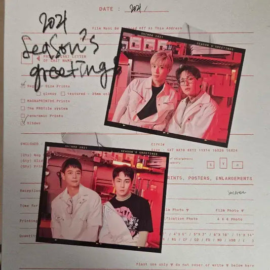 샤이니 2021 시즌그리팅(다이어리 제외)