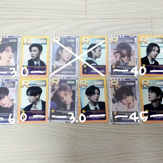 슈퍼주니어 콘서트 슈주sj 슈퍼쇼10 슈스엠 포카 이특희철예성은혁려욱규현