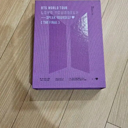 방탄소년단 bts 스픽콘 더파이널 dvd