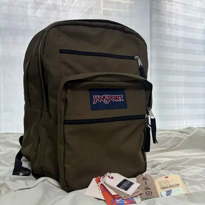 (라이즈 소희 착용) 잔스포츠 빅스튜던트 아미 그린 백팩ㅣJANSPORT