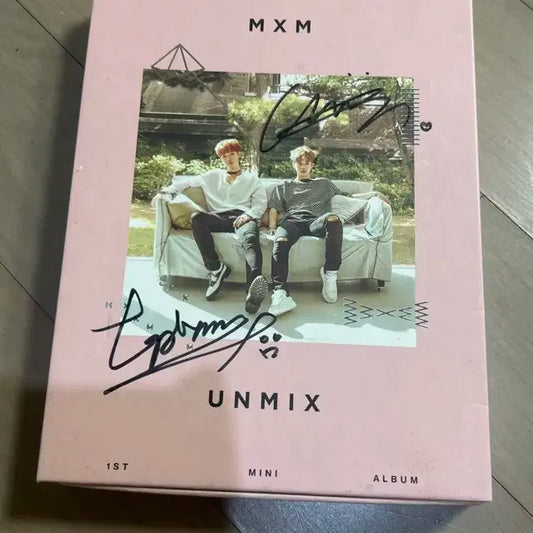 Mxm 사인앨범