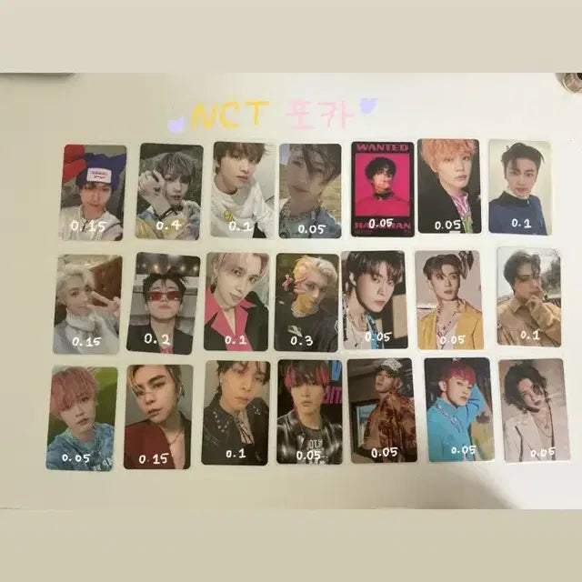 NCT 포토카드 판매