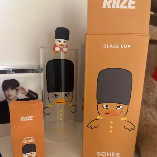 RIIZE 소희 컵 피규어 + 유리컵 세트