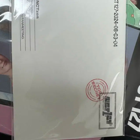 엔시티127 8주년 팬미팅 초대장 invitation
