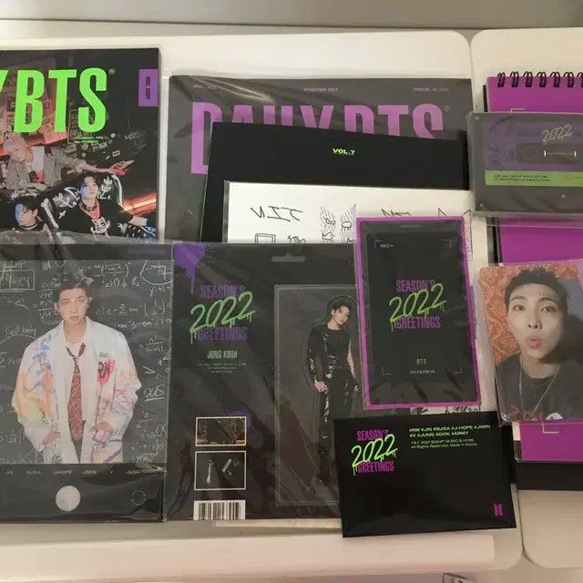 방탄소년단 2022 시즌그리팅 마그넷 정국 포함 풀셋
