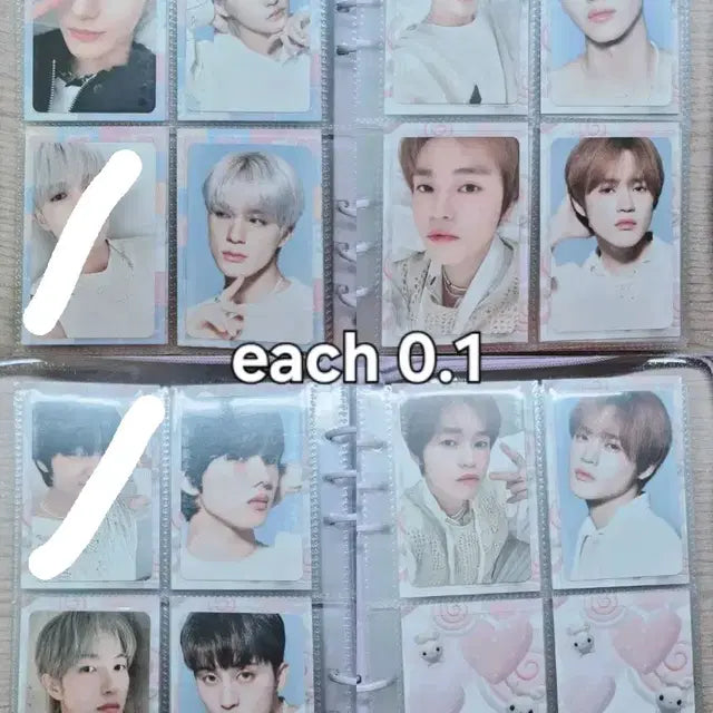 엔시티드림 2024 시즌그리팅 시그 포카 트레카 양도 분철
