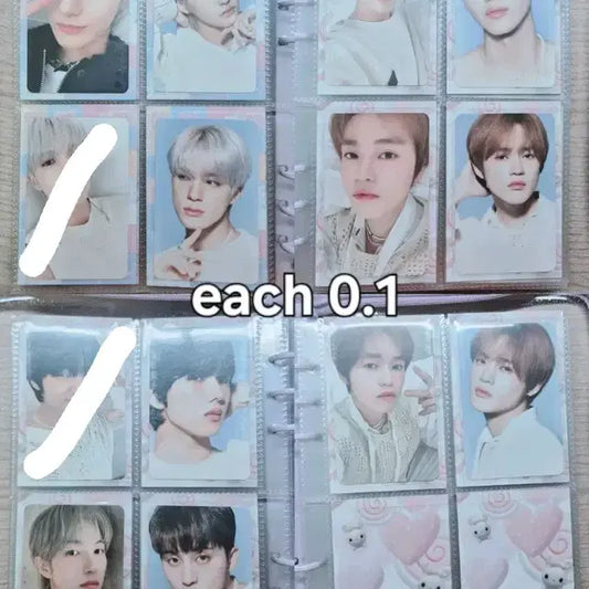 엔시티드림 2024 시즌그리팅 시그 포카 트레카 양도 분철