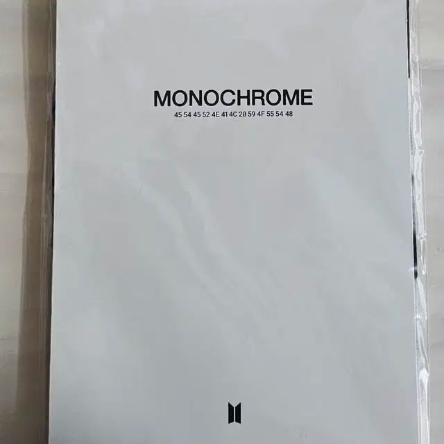 방탄 모노크롬 패브릭 포스터 미개봉