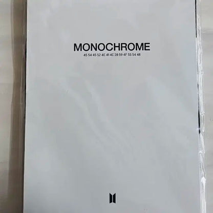 방탄 모노크롬 패브릭 포스터 미개봉