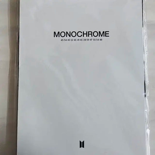 방탄 모노크롬 패브릭 포스터 미개봉
