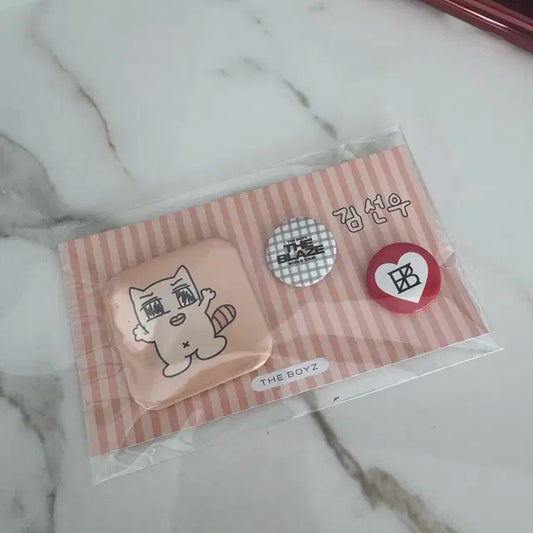 더보이즈 선우 핀버튼 일본 블레이즈 콘서트 MD 현물 재팬