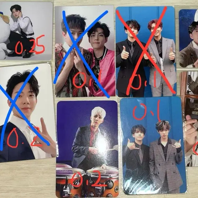 데이식스 원필 도운 포카 양도