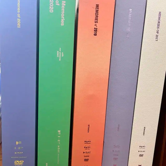 방탄소년단 메모리즈 DVD 모음 2017-2021