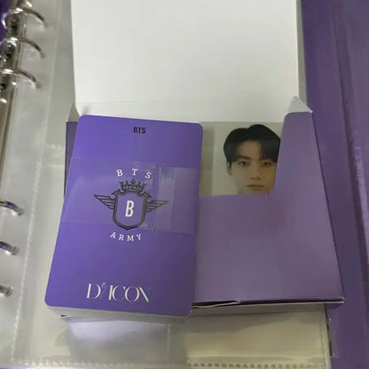 (포카 전부o)디아이콘 방탄 포토카드 101 커스텀북